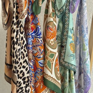 Foulards divers motifs